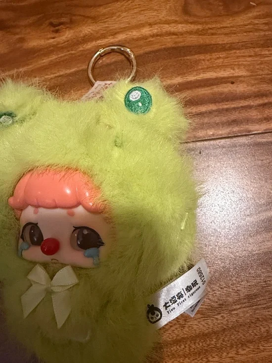 Adorable Green Crying Face Baby Three Bag Charm/Keychain - Picture 3 of 8